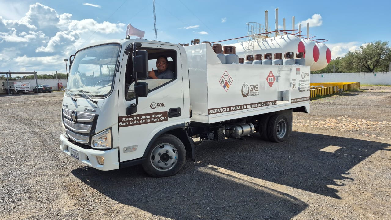 Flota de camiones de distribución