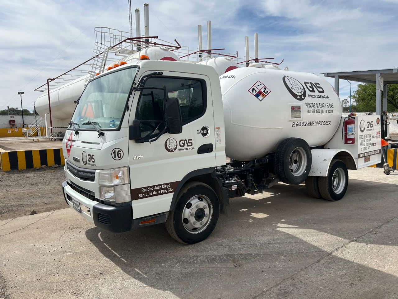 Camión de gas licuado